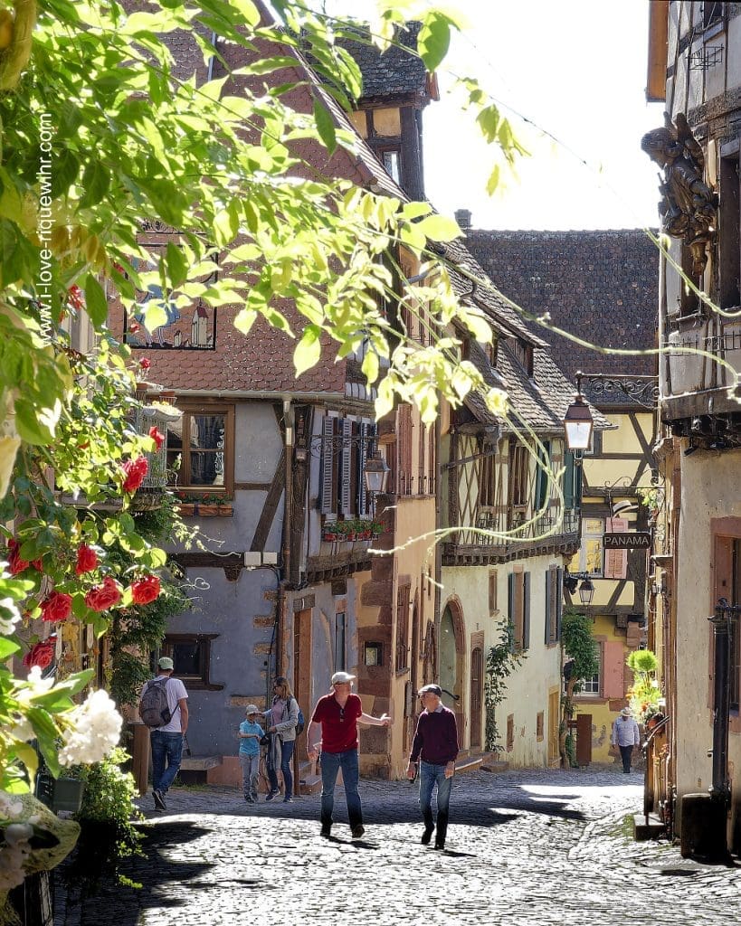Riquewihr en Alsace, l'un des plus beaux villages de France.